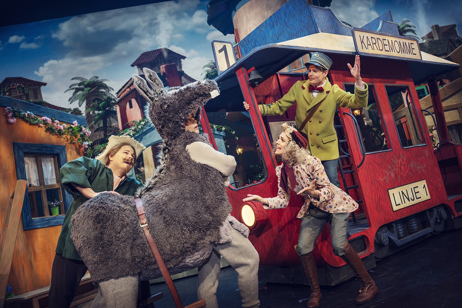 Et foto av eselet som sperrer veien.